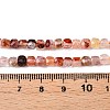 Gradient Color Natural Red Hematoid Quartz/Ferruginous Quartz Beads Strands G-N342-134-6