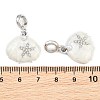 Alloy Enamel European Dangle Charms AL-CBAC2D3-04P-03-3