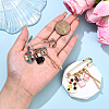 Painting 304 Stainless Steel Safety Pin Brooches JEWB-YW00001-01-5