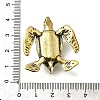 Brass Tortoise Figurine Statue for Living Room Table Home Decoration DJEW-Q008-02A-AB-3