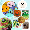 28Pcs 7 Colors Glass Craft Doll Eye DIY-GA0002-85-5