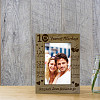 10 Years of Marriage Natural Wood Photo Frames AJEW-WH0292-030-7