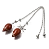 Natural & Synthetic Gemstone Dowsing Pendulum Pendants GG-CBA6D08-A-3