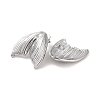 Non-Tarnish Mermaid Tail 304 Stainless Steel Stud Earrings for Women EJEW-L272-004P-2