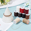   9 Rolls 9 Colors Round Waxed Polyester Cord YC-PH0002-41-5