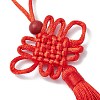 Nylon Chinese Knot Tassels Pendant Decorations HJEW-JM02544-5