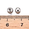 Tarnish Resistant 201 Stainless Steel Beads X-STAS-R033-5mm-3