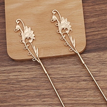 Iron Hair Stick Findings OHAR-PW0001-314KCG