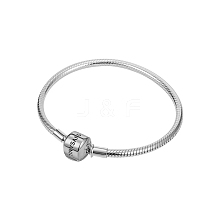 TINYSAND Rhodium Plated 925 Sterling Silver Bracelet Making TS-B-067-19