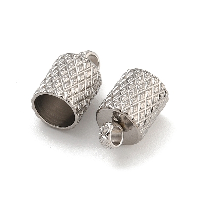 Tarnish Resistant 304 Stainless Steel Cord Ends STAS-Z084-07P-02B-1