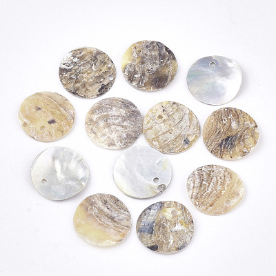 Natural Akoya Shell Pendants SHEL-S274-75C-11-1