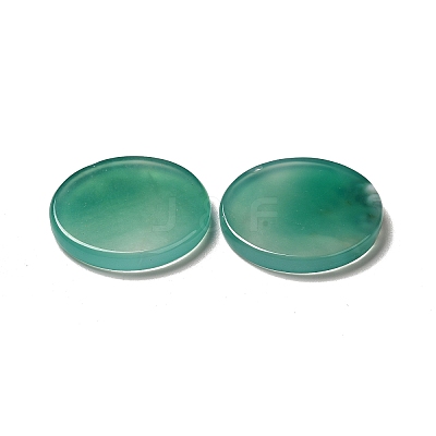 Natural Green Onyx Agate Cabochons G-A213-03C-1