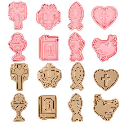 Halloween PP Plastic Cookie Cutters DIY-HY0003-56C-1