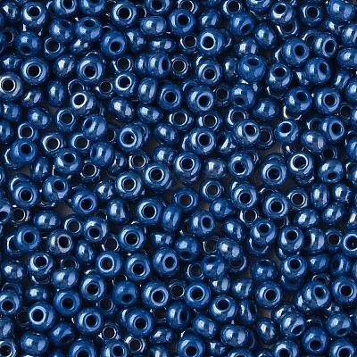 8/0 Czech Opaque Glass Seed Beads SEED-N004-003A-01-1