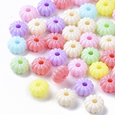 Opaque Polystyrene(PS) Plastic Corrugated Beads KY-I004-10-1