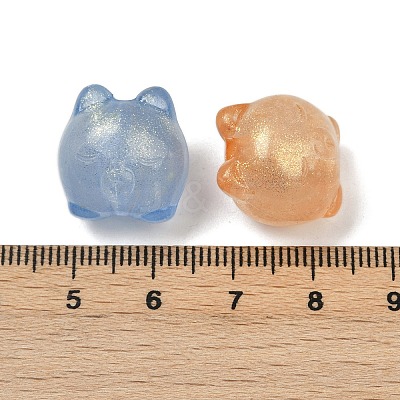 Luminous Transparent Acrylic Beads OACR-B031-20-1