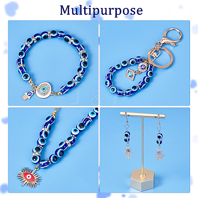 Evil Eye Jewelry Making Finding Kit DIY-PH0008-36-1
