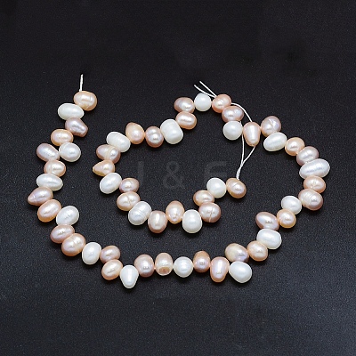 Natural Cultured Freshwater Pearl Beads Strands PEAR-G004-03F-01-X-1