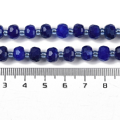 Natural Dyed White Jade Beads Strands G-H057-A22-06-1