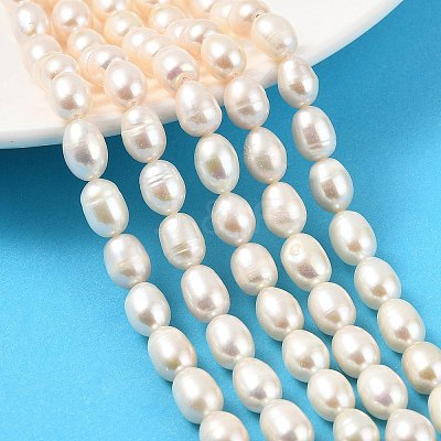 Natural Cultured Freshwater Pearl Beads Strands PEAR-I007-01D-07C-1