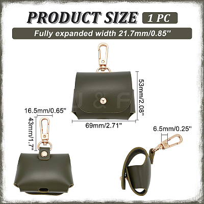Portable PU Imitation Leather Coin Purse AJEW-WH0329-89A-1