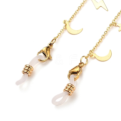 Brass Eyeglasses Chains AJEW-EH00241-02-1