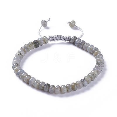 Adjustable Nylon Cord Braided Bead Bracelets BJEW-F369-B02-1