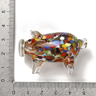 Handmade Lampwork 3D Animal Ornaments LAMP-H064-01C-1