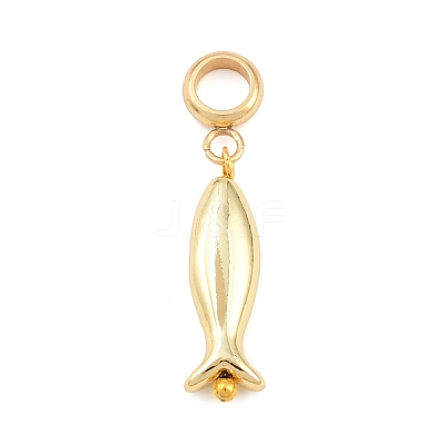 Brass European Dangle Charms PALLOY-JF04487-1