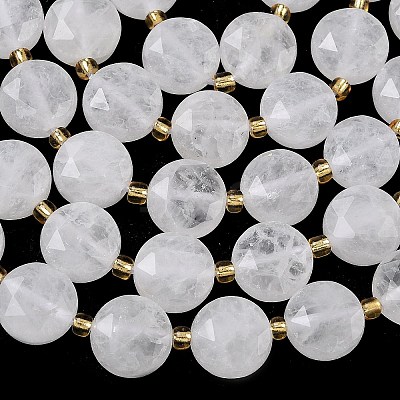 Natural Quartz Crystal Beads Strands G-C116-A186-01-1