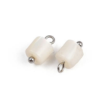 Natural Shell Column Charms X1-STAS-D378-32P-1
