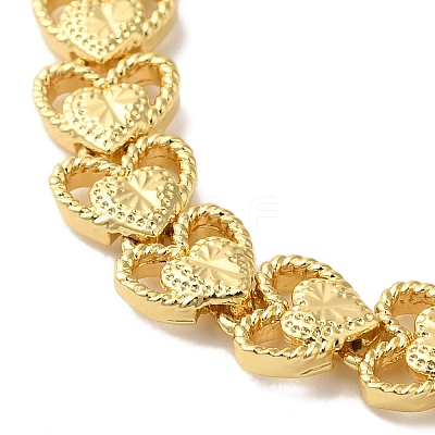 Rack Plating Brass Link Bracelets BJEW-K258-01B-G-1