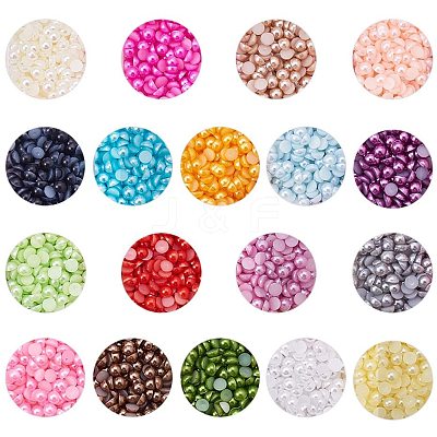 ABS Plastic Cabochons SACR-PH0005-4mm-01-1