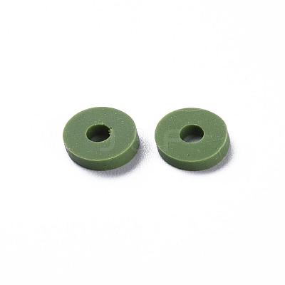 Handmade Polymer Clay Beads CLAY-R067-6.0mm-B43-1