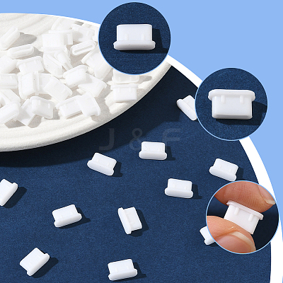 50Pcs Silicone Mobile Anti-Dust Plugs AJEW-SC0031-64B-1