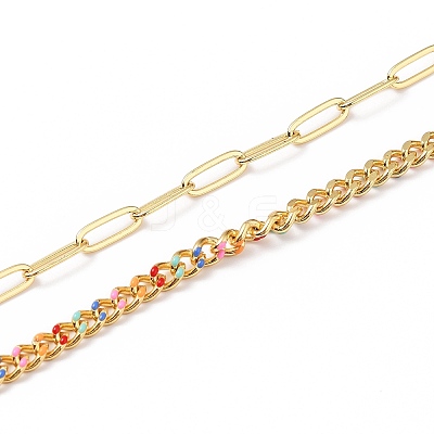 Chain Necklaces NJEW-JN03229-04-1