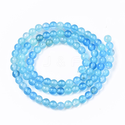 Natural Agate Beads Strands G-T131-36A-1