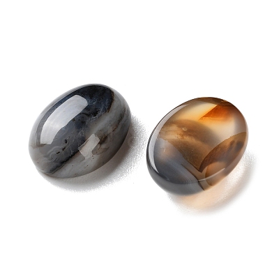 Natural Dendritic Agate Cabochons G-B138-02B-1