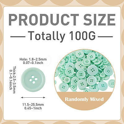 4-Hole Resin Buttons BUTT-TADJ0001-03A-1
