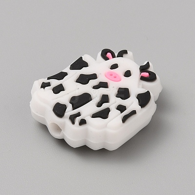 Halloween Themed PVC Plastic Beads SIL-SZC0005-14N-1