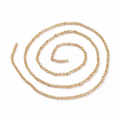 3.28 Feet Soldered Brass Rolo Chains X-CHC-G005-22G-1