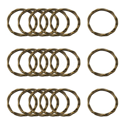 Tibetan Style Linking Rings PALLOY-A017-AB-FF-1