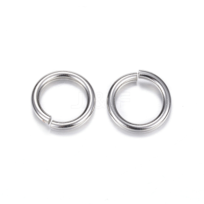 Tarnish Resistant 304 Stainless Steel Round Jump Rings X-STAS-D447-18-1