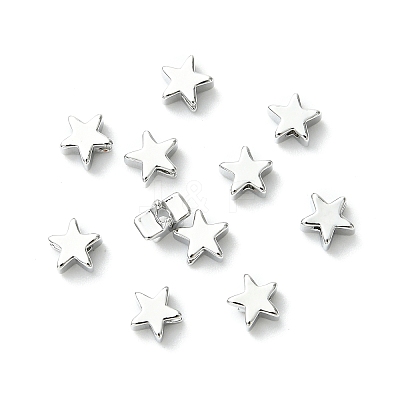 SHEGRACE Brass Star Beads XGRPCU878-300P-1
