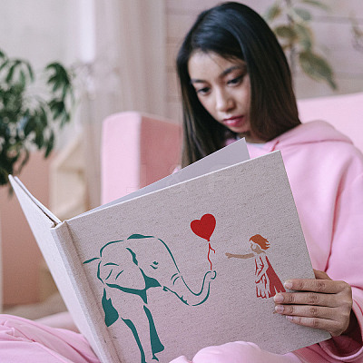Plastic Drawing Painting Stencils Templates DIY-WH0396-204-1