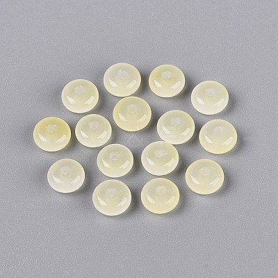 Baking Paint Imitation Jade Glass Beads GL-N006-01A-10-1