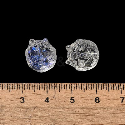 Transparent Glass Beads GLAA-D025-05L-1
