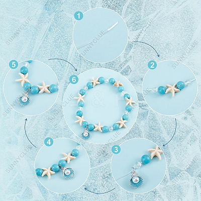 DIY Gemstone Bracelet Making Kit DIY-SC0019-95-1