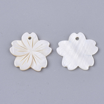 Freshwater Shell Pendants SHEL-N026-03-1