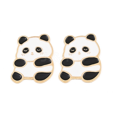 Animal Alloy Enamel Cabochons AL-CBA1A6F-01KCG-A-1